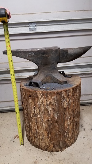 picture of anvil with tape